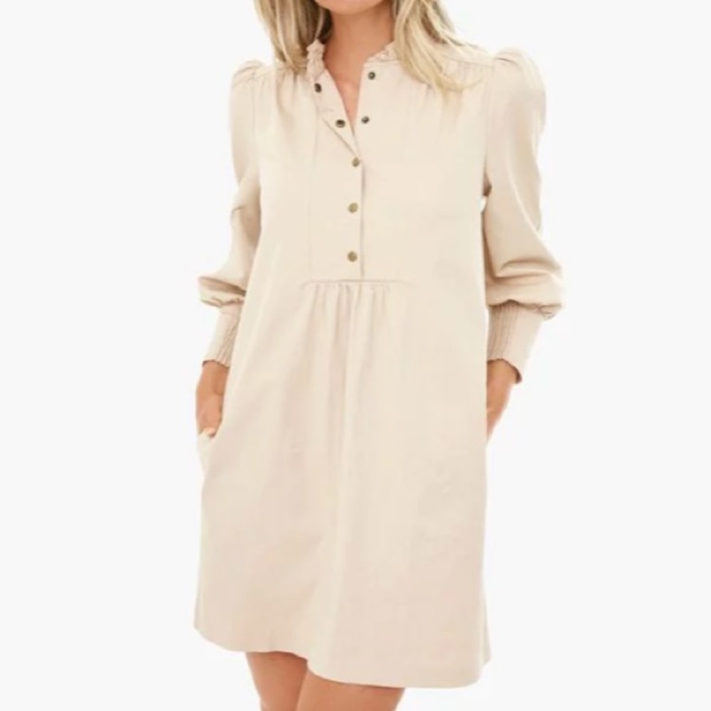 Tan Claiborne Dress POMANDER PLACE - Picture 2 of 15